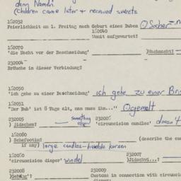 Western questionnaire, answ...