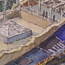 Aerial perspective drawing,...