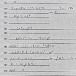 Eastern questionnaire, answ...