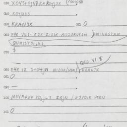Eastern questionnaire, answ...