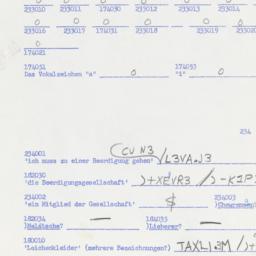 Western questionnaire, answ...