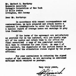 Letter from A.F. Hinrichs t...