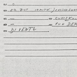 Eastern questionnaire, answ...