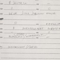 Eastern questionnaire, answ...