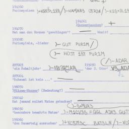 Western questionnaire, answ...
