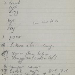 Eastern questionnaire, blue...