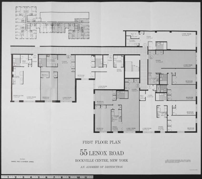 55 Lenox Road, First Floor Plan The New York real estate
