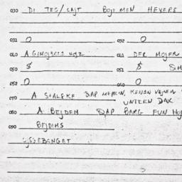 Eastern questionnaire, answ...
