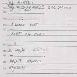 Eastern questionnaire, answ...