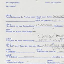 Western questionnaire, answ...