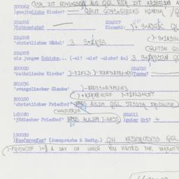 Western questionnaire, answ...