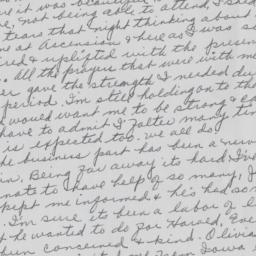 Letter from Ann C. Eads to ...