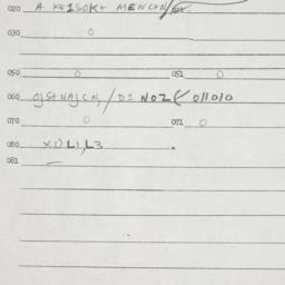 Eastern questionnaire, answ...