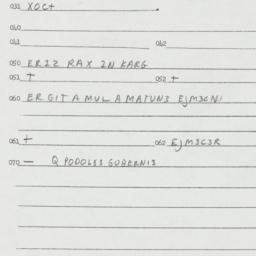 Eastern questionnaire, answ...