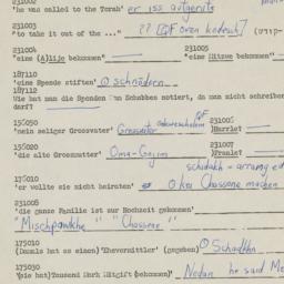 Western questionnaire, answ...