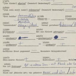 Western questionnaire, answ...