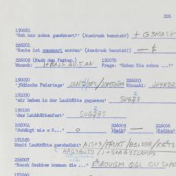 Western questionnaire, answ...