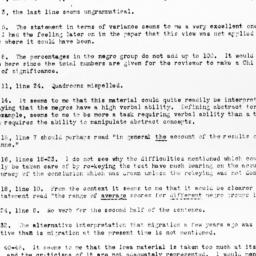 Comments from Harold Gullik...