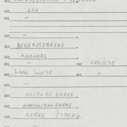 Eastern questionnaire, answ...