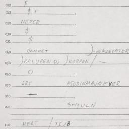 Eastern questionnaire, answ...