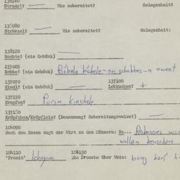 Western questionnaire, answ...