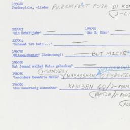 Western questionnaire, answ...