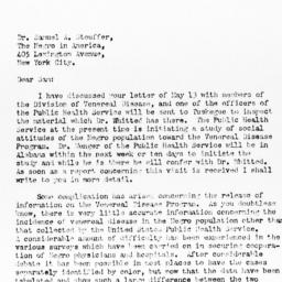 Letter from Harold F. Dorn ...