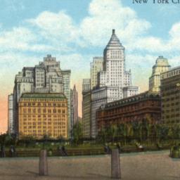 Battery Park, Looking North...