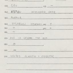 Eastern questionnaire, answ...