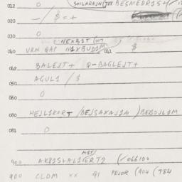 Eastern questionnaire, answ...