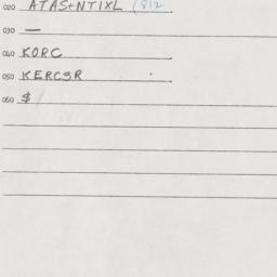 Eastern questionnaire, answ...