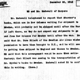 Memorandum from Eliza Gaylo...