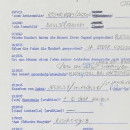 Western questionnaire, answ...