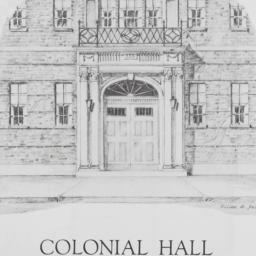 Colonial Hall, 333 W. 26 St...