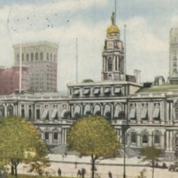 City Hall and Park New York