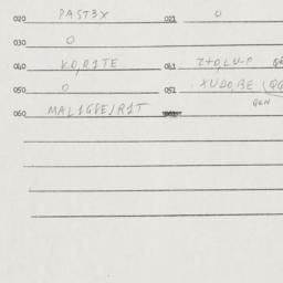 Eastern questionnaire, answ...