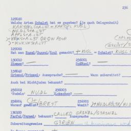 Western questionnaire, answ...