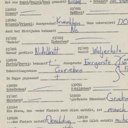 Western questionnaire, answ...