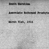 Carnegie Index Cards, Churc...