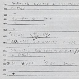 Eastern questionnaire, answ...
