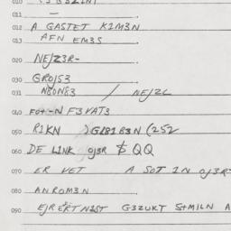 Eastern questionnaire, answ...