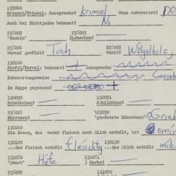 Western questionnaire, answ...