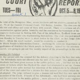 Mangrove Nine Trial Court R...