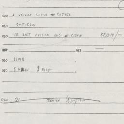 Eastern questionnaire, answ...