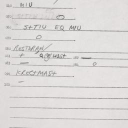 Eastern questionnaire, answ...