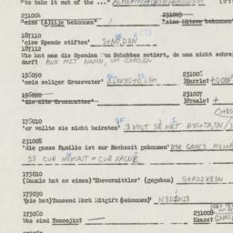 Western questionnaire, answ...