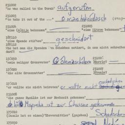 Western questionnaire, answ...