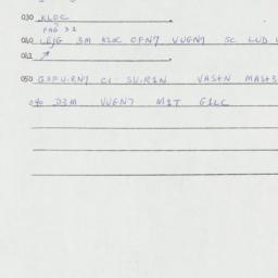 Eastern questionnaire, answ...