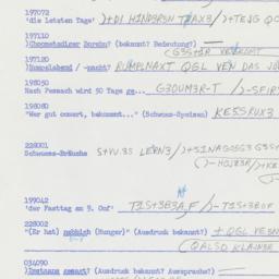 Western questionnaire, answ...