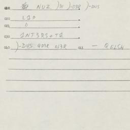 Eastern questionnaire, answ...